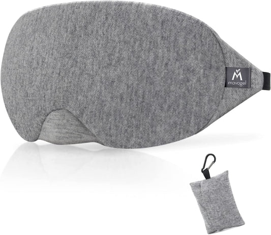 Máscara Para Dormir De Algodón Suave Y Cómoda Con Bolsa Para Viajesy Dormir